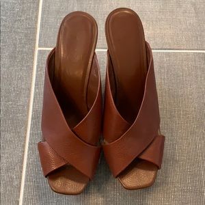 Jessica Simpson Leather Wedge Shoe